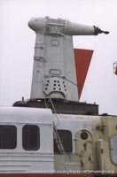 SRN4 The Princess Anne (GH-2007) undergoing maintenance at Hoverspeed